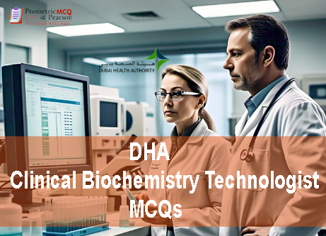 A team of medical staff advertising DHA Clinical Biochemistry Technologist Prometric Licensing Exam MCQs