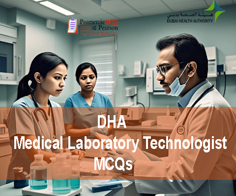 A team of Medical Laboratory Technologist in Laboratory advertising DHA Medical Laboratory Technologist Prometric Licensing Exam MCQs
