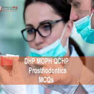 A team of specialist prosthodontist advertising DHP MOPH QCHP Prosthodontics Prometric Licensing Exam MCQs