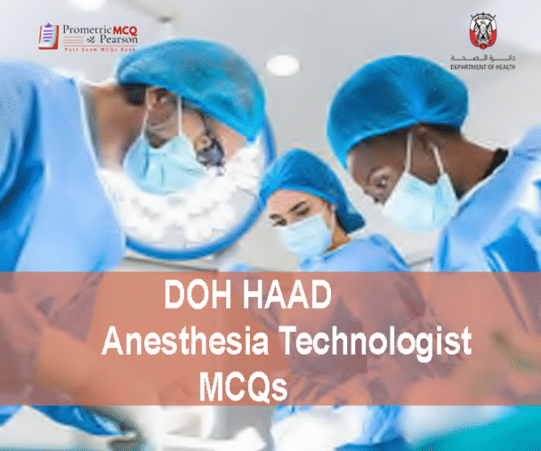 Image showing medical staff with DOH HAAD Anesthesia Technologist Pearson Licensing Exam MCQs