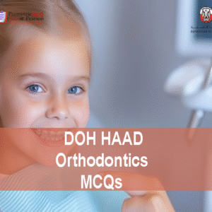 a smiling baby advertising DOH HAAD Orthodontics Pearson Licensing Exam MCQs