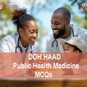 DOCTORS AND A BABY SMILING PLUS ADVERTISING DOH HAAD Public Health Medicine Pearson Licensing Exam MCQs