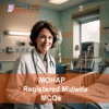 A Registered Midwife in clinic advertising MOHAP Registered Midwifery Prometric Licensing Exam MCQs