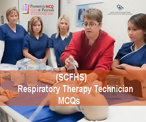 A team of medical professionals in clinic advertising SCFHS Respiratory Therapy Technician MCQs