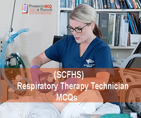 A medical professional in clinic advertising SCFHS Respiratory Therapy Technician MCQs