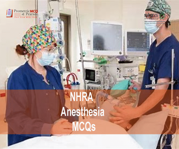 A team of doctors examining a patient in clinic and advertising NHRA Anesthesia MCQs