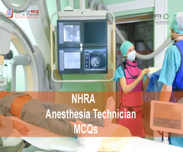 An Anesthesia Technician and a patient in hospital emergency room advertising NHRA Anesthesia Technician MCQs