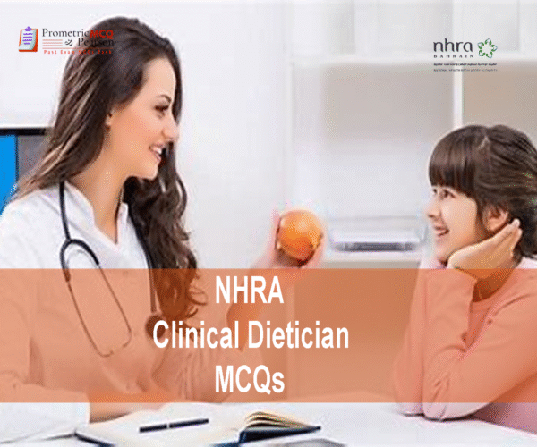 A Clinical Dietician with a baby girl advertising NHRA Clinical Dietician MCQs