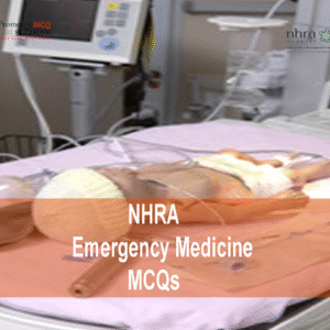 a child in ICU advertising NHRA Emergency Medicine MCQs