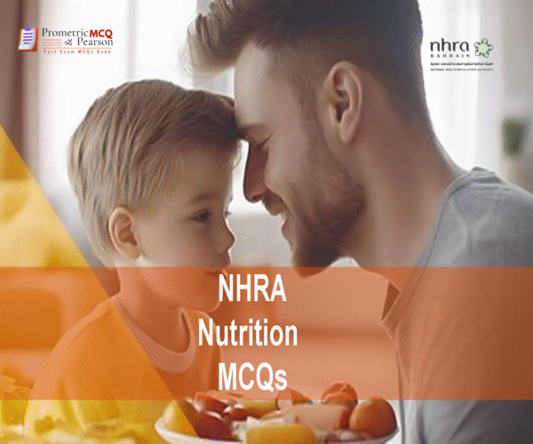 A MAN WITH A CHILD ADVERTISING NHRA Nutrition MCQs