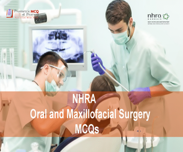 A doctor in dental clinic advertising NHRA Oral and Maxillofacial Surgery MCQs
