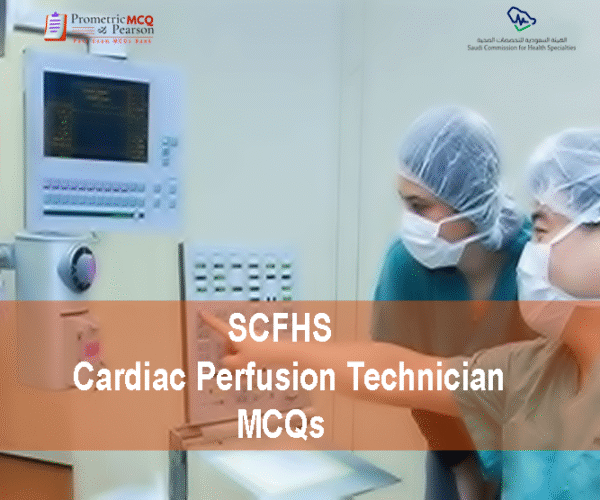 A team of medical professionals in clinic advertising SCFHS Cardiac Perfusion Technician Prometric Licensing Exam MCQs