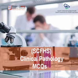 A team of Clinical Pathologists in lab advertising SCFHS Clinical Pathology MCQs
