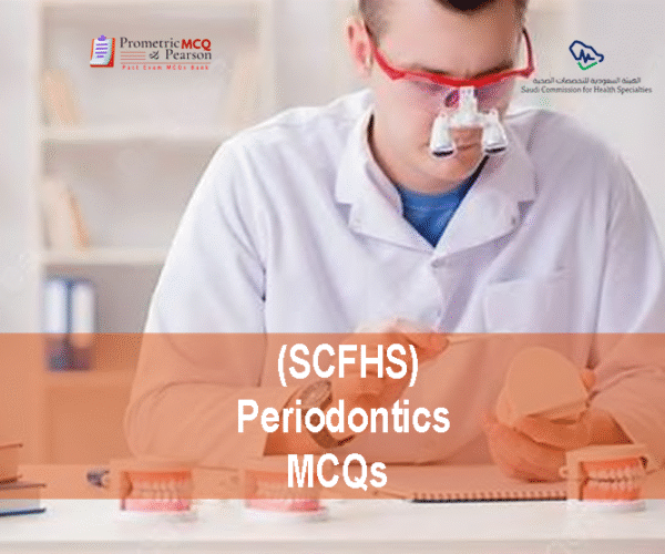 A specialist periodontist dentist in clinic advertising SCFHS Periodontics MCQs